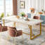 Waltraude Metal Base Dining Table-710670964-710670965