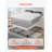 Box Spring, 4 in Mattress Foundation, 3500 lbs Max Weight Capacity, 79.1 L x 59.4 W x 4 H in, Queen Size Bed Frame with Washable Fabric Cloth, Heavy-Duty Metal Frame for Queen Bed, Easy Assembly-172810350-172810348