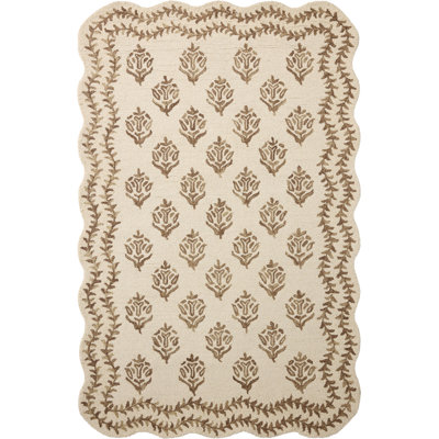 Rifle Paper Company x Loloi Lisette Ivory / Natural  Area Rug