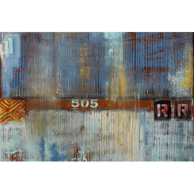 Crossing the Tracks I 1 Piece Wrapped Canvas Painting