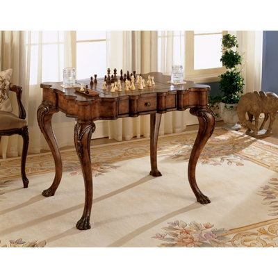 Arlisha Chess & Backgammon Game Table