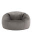 Kingston Velvet Bean Bag and Square Footstool-63656898
