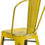 Commercial Grade Distressed Metal Indoor-Outdoor Counter Height Stool with Back-331454704-331454707