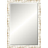 Faded White Legacy Mirror