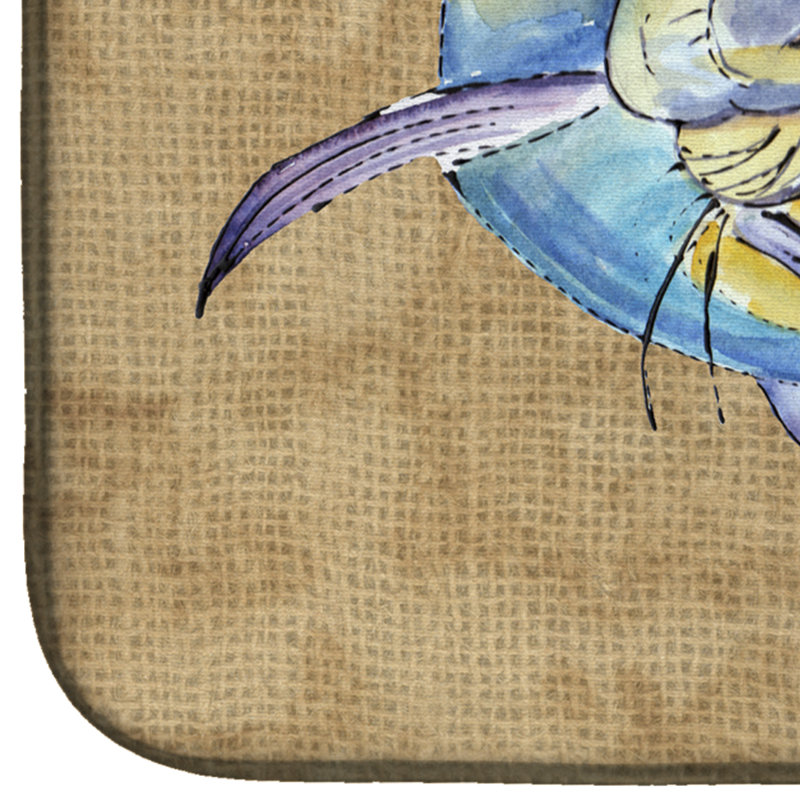 Tapis de séchage marlin, Brun
