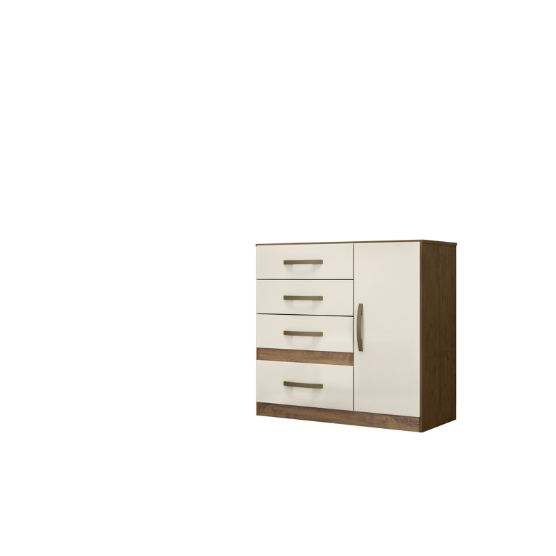 Armoire d'appoint Chesternight, Beige / brun