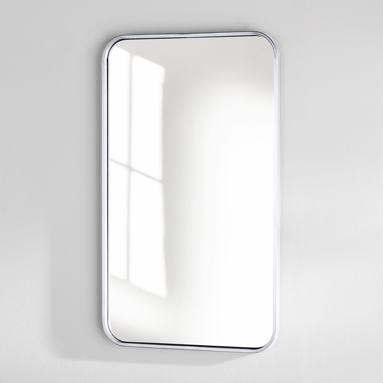 Sabine Accent Mirror, Silver, 30" x 18"