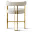 Tabouret de comptoir 25 po en chenille 25 po (ensemble de 2)-813395286