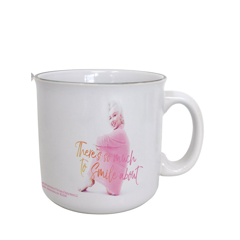 Marilyn Monroe - Smile-Pink 20 oz Tasse de camping