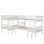 Lit superposé en L avec échelle-1072443268