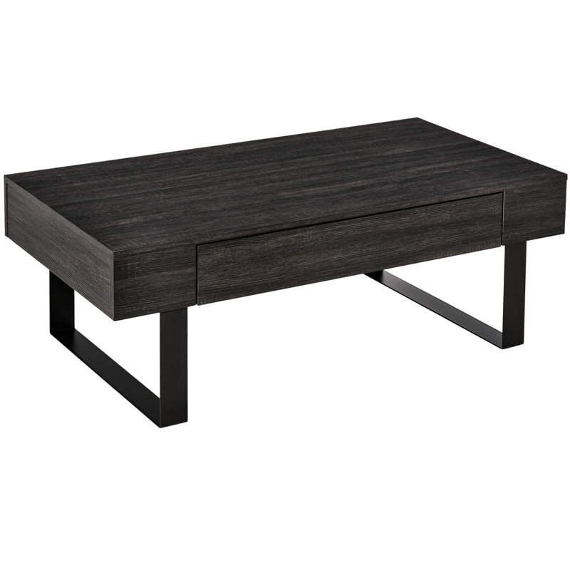 Table basse avec rangement Mid-Century
