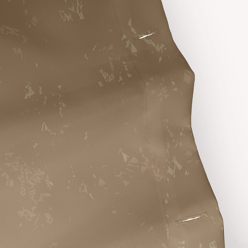 Rideau de douche simple Cairo, Beige / taupe