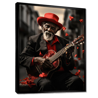 «Kursk Red Cuban Singer II», reproduction sur toile