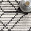 Tapis beige à poils longs texturé Nola-958118185