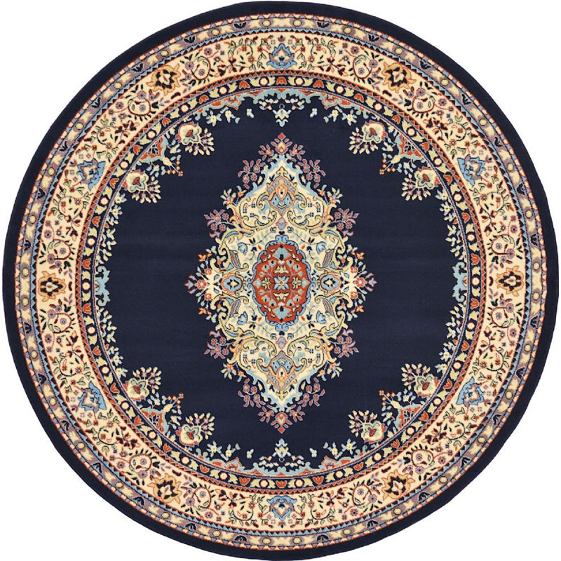Anahita Oriental Indoor Rug, Round 8'