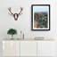 Above New York City In Abstract - Single Picture Frame Painting-55457519-55457525