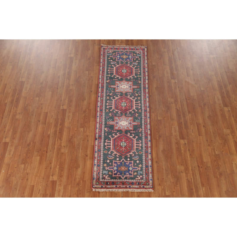 Handmade Traditional  Indian Runner Rug 2x8