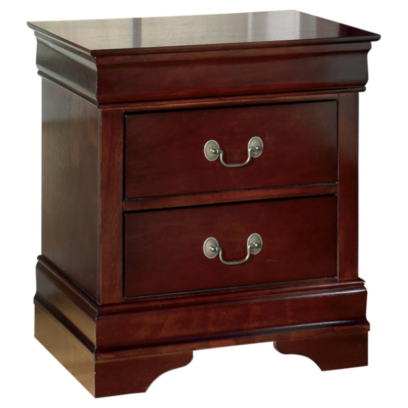 Full Sleigh Bed With 2 Nightstands, Full