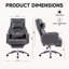 Chaise de bureau pivotante et ergonomique-2102399230