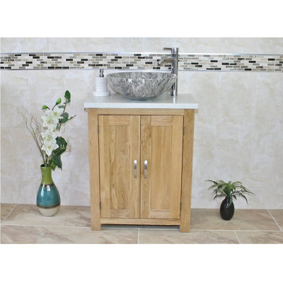 Cowen 650mm Single Bathroom Vanity with Vessel St1 Basin