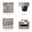 Causeuse Bushton StockW 61W beige à chevrons Bush Furniture