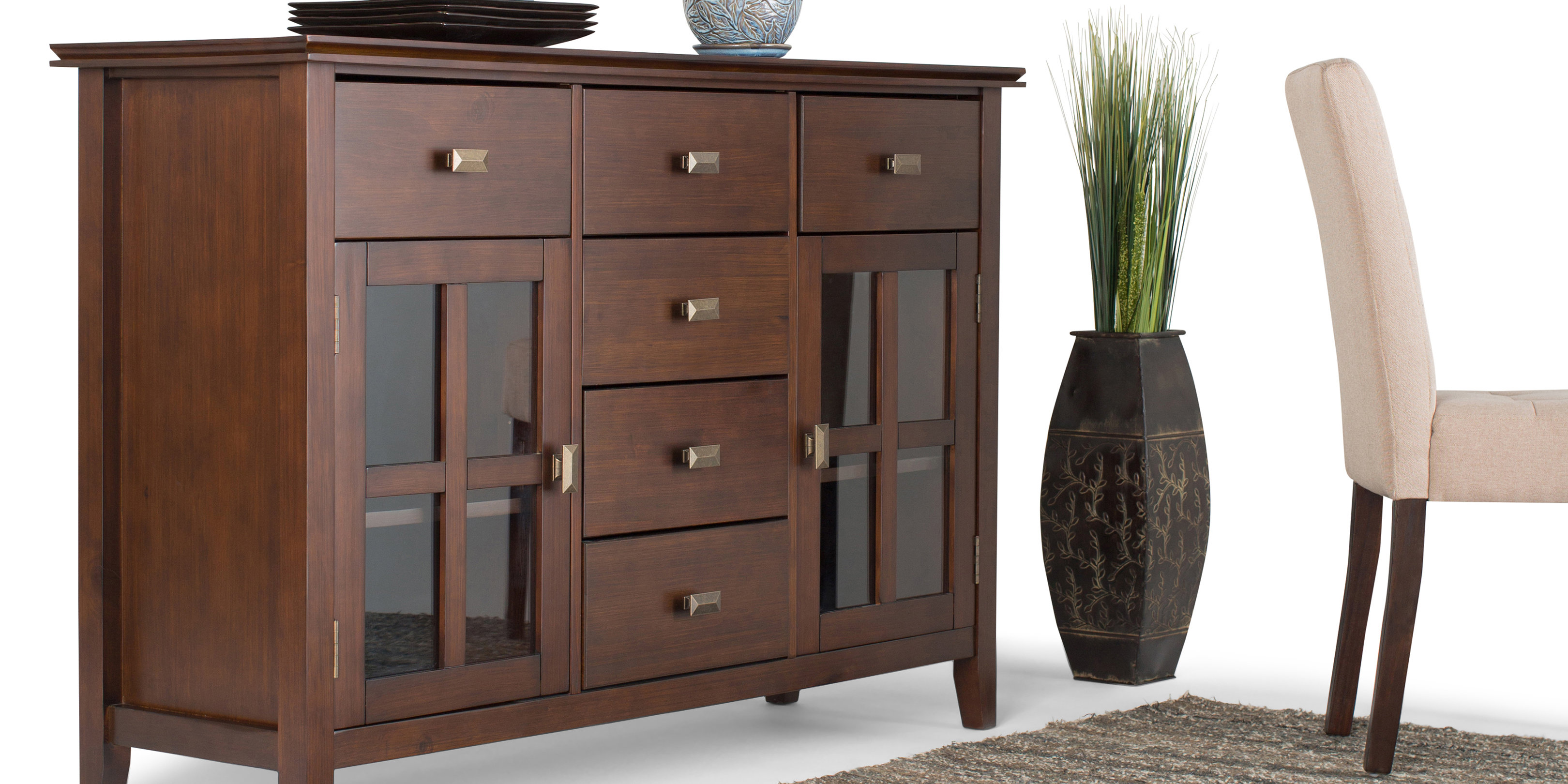 Simpli home artisan sideboard buffet discount