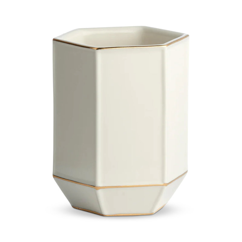 Nsonowa Ceramic / Porcelain Open Waste Basket