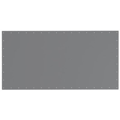 9.5 x 19.5 Feet Grey Carport Replacement Canopy Cover, UV Resistant PE Shelter Tarp with Ball Bungee Cords for Easy Installation, Top Cover Only
