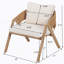 Chaise de patio avec coussins (ensemble de 2)-105931219