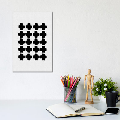 B&W Abstract III by Orara Studio - Wrapped Canvas Gallery-Wrapped Canvas Giclée