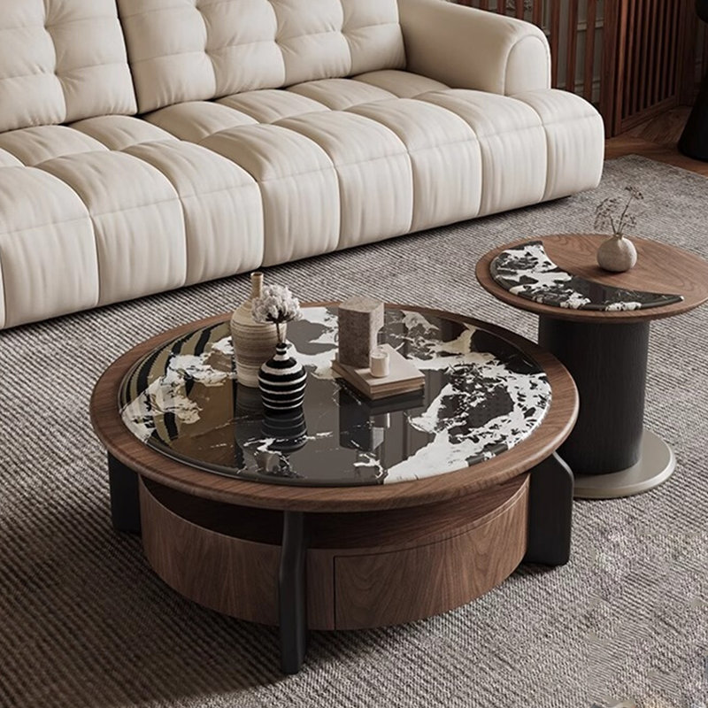 Ensemble de tables basses Walnut