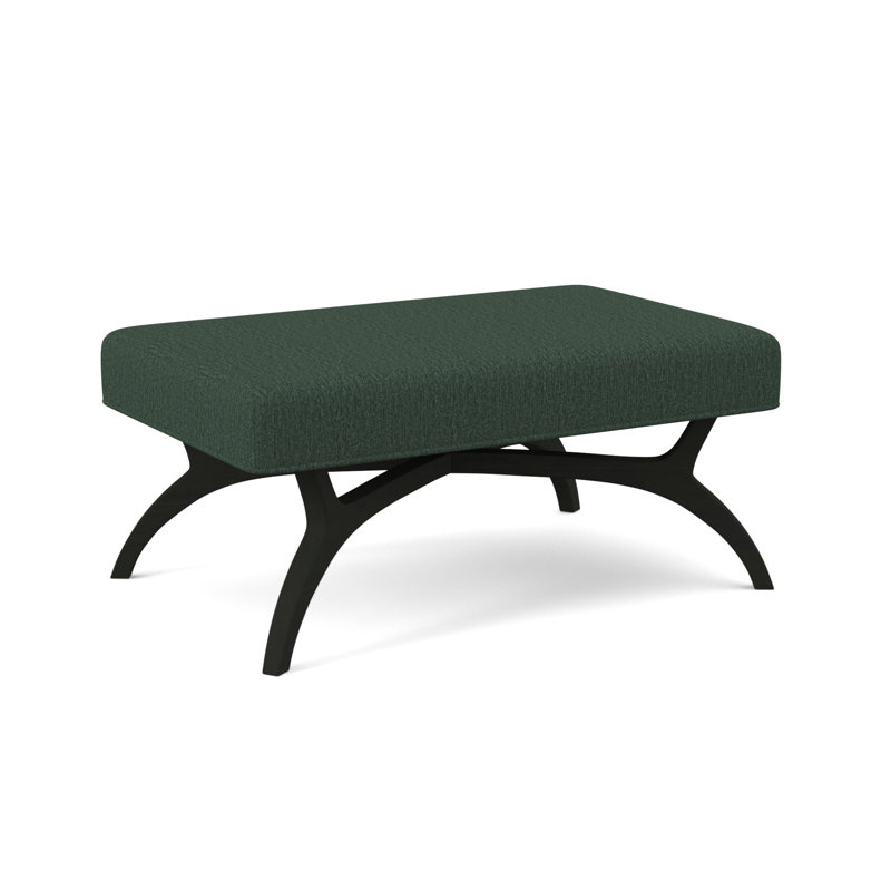 Ansel Bench, Espresso, Venice Navy