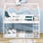 Turco Kids Twin Over Twin Bunk Bed-251728337