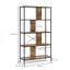 Lizette 80cm W Metal Standard Bookcase-50585059-131446695