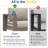 2 Pieces Outdoor Patio Set, All-Weather 75” 3-Seat Metal Patio Sofa Couch With Thick Beige Cushions, Khaki Frame And 43” Coffee Table-54539511