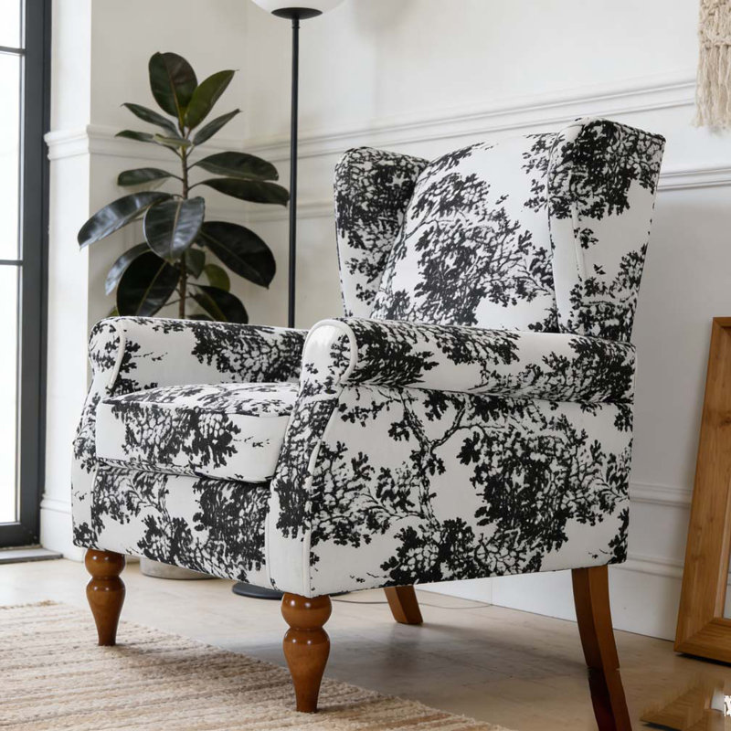Ensemble de table basse et fauteuil, Antique White+Gray