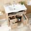 Meuble-lavabo de salle de bain avec lavabo-855801512