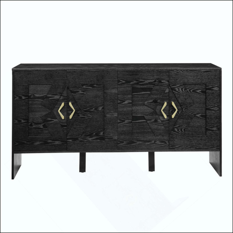 Buffet Mid Mid Modern, Noir