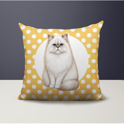 Persian Cat Indoor/Outdoor Reversible Pillow