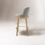 Alma Upholstered Stool with Solid Wood Frame-55964093-55964099-55964103