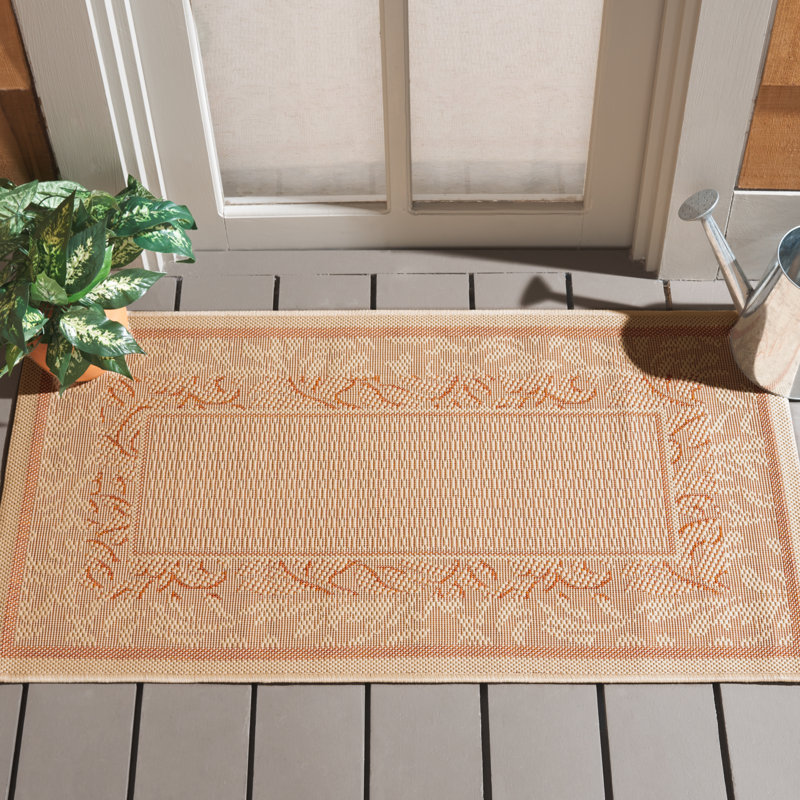 Herefordshire Performance Floral Indoor/Outdoor Area Rug, Rectangle 2' x 3'7"