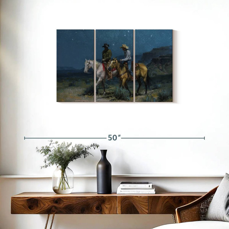 Lelar Night Riders, 20" H x 33" W