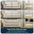Serta Palisades 61-Inch Track Arm Loveseat with Easy-Care Fabric and Pillow Back-90661681