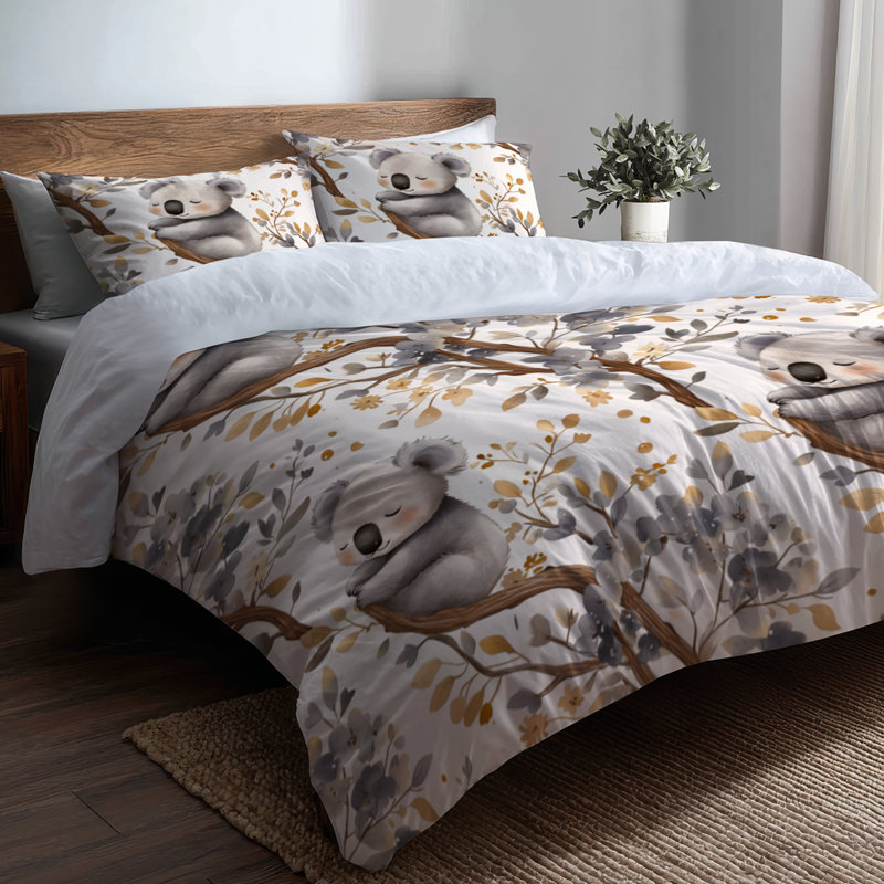 Ensemble d'édredon 4 pièces pour animaux Kids, Queen Comforter + 3 Additional Pieces