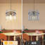 1-Light Cylindrical Glass Kitchen Island Pendant-757725632