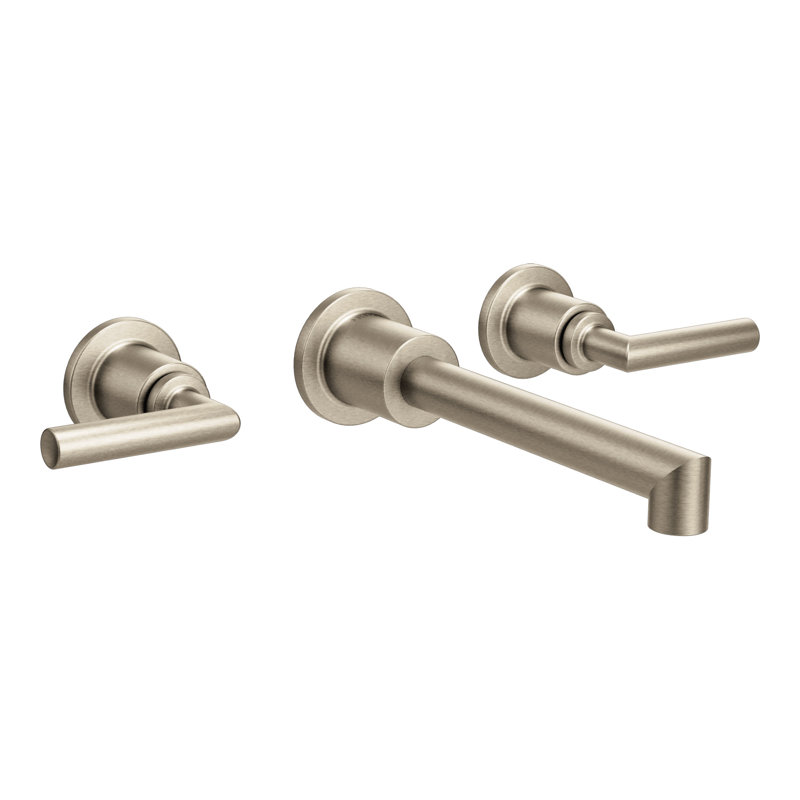 Arris Wall Mount Bathroom Faucet, Brushed Nickel