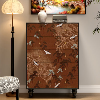 Nouveau buffet à cinq tiroirs de style chinois