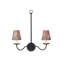 Marble Multi-Color Paper Tapered Chandelier Shade