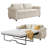 Latitude Full Size Convertible 2-in-1 Pull Out Loveseat Sofa with Mattress-42567687-30350620