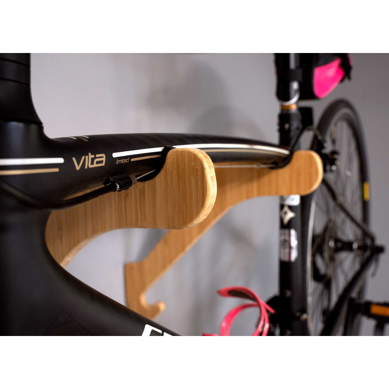 Wood Multi-Use Bike Rack, Natural